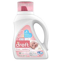 Dreft Stage 1: Newborn Liquid Detergent (HEC): 50oz 32 Loads (Packaging May Vary)