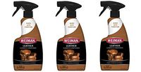 Weiman Leather Cleaner and Conditioner - 16 Ounce - Use On Finished Leather in Car Interior Shoe Boots Briefcase Handbags Jackets and Luggage (Pack of 3)