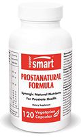 Supersmart - ProstaNatural Formula - Powerful Natural Formula to Support Healthy Prostate with Saw Palmetto, Dim, Zinc and Nettle Root Extract | Non-GMO - 120 Vegetarian Capsules