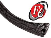 Braided Sleeving, 0.500" in, 10 Ft, Black