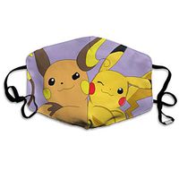 SSUJ7 Pikachu Wink Men Women Adjustable Earloop Mouth Guard Anti-Dust Washable Reusable Mouth Guard for Kids Teens Adults Anti Pollution,Anti-smog