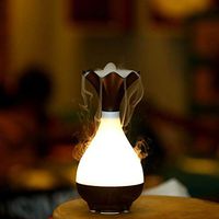 AOGVNA Ultrasonic Essential Oil Diffuser, Aromatherapy Fragrant Oil Vaporizer Humidifier | Waterless Auto Shut-Off - LED Night Lights - Best Gift | for Home Office Yoga