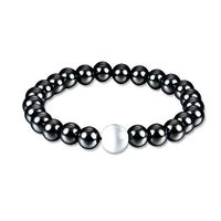 Magnetic Hematite Therapy Bracelet Precious Natural Stones Healing for Arthritis Pain Releif, Energy,Weight Loss - 2 Pack (Style 5-2PCS)