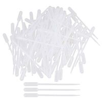 RDEXP 0.5ML Disposable Essential Oil Pipettes Plastic Transfer Dropper Set of 100
