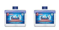 Finish Dual Action Dishwasher Cleaner: Fight Grease & Limescale, Fresh, 8.45oz Pack of 2