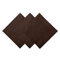 Royal Chocolate Brown Beverage Napkins, Case of 1,000