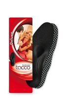 Tacco 794 Deluxe Black Full Orthotic Total Support Women's RelaxFlex Leather Insoles, Size 5