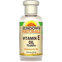 Sundown Naturals Vitamin E Oil 2.50 oz (Pack of 2)