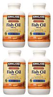 Kirkland Signature ghsty Fish Oil Concentrate 4 Pack