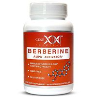 Genex Berberine HCl 500mg - Powerful AMPK Activator, Blood Sugar Support - Pairs Well with Resveratrol and NMN Nicotinamide Mononcleotide. (Vegetarian, Gluten-Free, Non-GMO) Root Extract Supplement