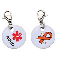 ADHD Snap-On Bracelet Charm-Parent (Stainless Steel),113