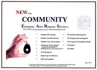 Community Mobile Medical Alert. Auto Fall Detect Works Everywhere No Monthly Monitoring Fees. GPS. 2Way Hands Free Voice. Texts Location & Calls up to 5 Friends & Family Including Rescue.