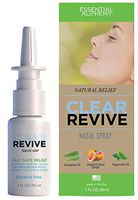 Clear Revive - All Natural, 24 Hour Fast Relief, Drug Free, Non-Habit Forming, Moisturizing Allergy Nasal and Sinus Spray (1 Pack)
