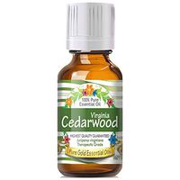 Pure Gold Virginia Cedarwood Essential Oil, 100% Natural & Undiluted, 30ml