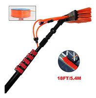Telescopic Photovoltaic and Solar Panels Cleaning Pole, Extendable Water Spray Washing Equipment, for Window, Trucks and Conservatory Roof, 5.4M