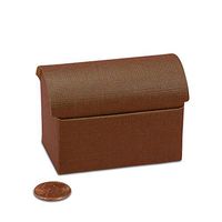 Brown Favor Chests | Quantity: 20 | Width: 4 1/4"