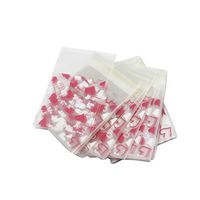 BinaryABC Valentine's Day Cellophane Bags Heart Candy Bags Biscuit Bags,Valentines Day Wedding Party Supplies,100Pcs