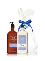 LAVENDER VANILLA Aromatherapy Gift Kit Body Lotion (6.5 oz) & Body Wash (10 oz.) Gift arrives unassembled with a cellophane wrapper, ribbon & gift tag.
