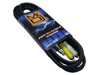 Mr. Dj CQDR6 6-Feet 1/4-Inch Male to Dual RCA Male Cable