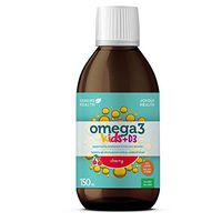 Genuine Health Omega 3 Kids + D3 Daily Supplement, Fish Oil Balanced wth EPA, DHA & Vitamin D3, Cherry Flavor, 150mL