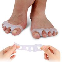 2 Pair of Gel Toe Separator Toe Spacers Toe Stretchers for Men and Women,Bunion Relief Easy Wear in Shoes,Toe Bunion Relief Toe Straightener,Alleviating Pain After a Long Day at Work
