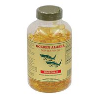 Golden Alaska Deep Sea Fish Oil Omega-3, 1000 Mg, 200 Capsules by Golden Alaska