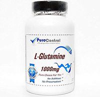 L-Glutamine 1000mg // 100 Capsules // Pure // by PureControl Supplements