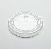 2 Oz. PLA Corn Plastic Biodegradable Portion Cup Lids Made In USA (Case of 2000)