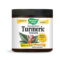 Nature's Way Standardized Turmeric Powder, 1,000 mg per Serving, Tru-ID Certification, Vegetarian, 3 Ounce (Packaging May Vary)