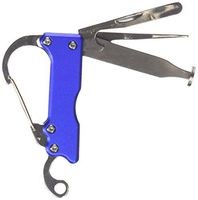 Tobacco Pipe Tool: 5-in-1 Carabiner D-Ring - Key Chain Clip Hook - Tamper - Cleaner/Reamer - Pick - Bottle Opener