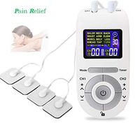 UMATE TENS Unit Muscle Stimulator with 8 Electrode Pads, Tens Electronic Pulse Massager Machine Multi Mode Device with All Accessories [All-New 2019]