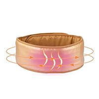 Heating belt Heated Belt Back Pain Relief Abdominal Warmer Men And Women Wrap Electric Heated Belt Pad Support Heat Therapy Package Portable Electric Heating Pad ( Color : Gold , Size : FREE SIZE )