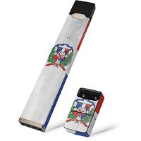 Skinit Decal Wrap for Juul E-Cigarette - Originally Designed Dominican Republic Flag Distressed Design