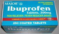 Major Ibuprofen Pain Reliever / Fever Reducer 200mg Coated Tablets -250- (NSAID)