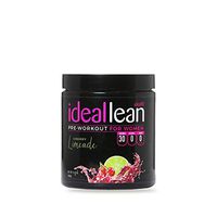 IdealLean, Best Pre Workout for Women - Energy Boost, Increase Training Intensity, Mental Focus, Results, Beta-Alanine, Low Calorie & Healthy, 30 - Servings (Cherry Limeade)