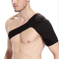 HELIALTH Shoulder Brace for Men and Women, Immobilizer Compression Stability Support for Tendonitis, Dislocated Joint, Left and Right Rotator Cuff Arm Pain Relief,Black,Right