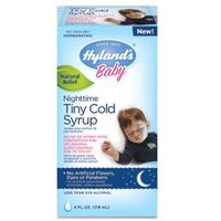 Hylands Homepathic Cold Syrup Nighttime Tiny Baby 4 fl oz