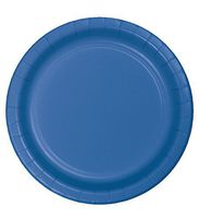 Creative Converting 8 Count Dinner Plates, 8.75", True Blue