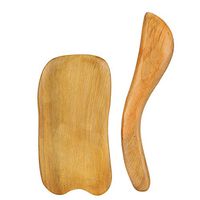 Qkiss Wooden Scraping Board Face Neck Massage Muscle Pain Relief Gua Sha Tools for Body Healthy Care(02)
