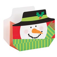 Snowman Holiday Favor Boxes, 8ct