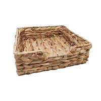 LIOOBO Handmade Rattan Napkin Holder Dispenser Storage Basket Storage Box for Home Decor