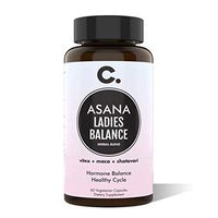 Asana LadiesBalance Original Vegan Herbal Blend Hormone Balance & Healthy Cycle Maca + Vitex + Shatavari + Green Tea