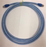 Certicable Baby Blue Cat 7A Cable 1200MHZ S/FTP LSZH 23AWG 10G Shielded RJ45 15'
