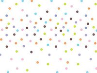 SPRINKLE DOTS Recycled Tissue Paper240~20"x30" Sheets Tissue Prints (1 unit, 240 pack per unit.)