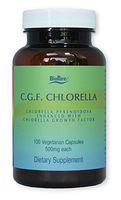 BioPure Chlorella Growth Factor CGF (100 Veggie Caps - 500 mg) by Bio Pure