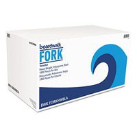 Boardwalk FORKHWBLA Heavyweight Polystyrene Cutlery, Fork, Black, 1000/Carton