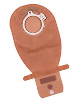 Assura 2pc Easiclose Drainable Pouch With Wide Outlet 0.75 - 10.75 in. (15-43 mm)/Transparent/Blue