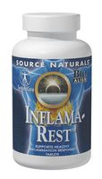 Source Naturals Inflama-Rest Healthy Inflammation Response - Herbal & Mineral Blend with Turmeric, Boswellia, Ginger, Quercetin - Maximum Stress Relief & Relaxation - 60 Tablets