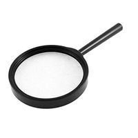 uxcell Handheld Magnifier Magnifying Glass Jewelry Loupe 80mm Lens 4X
