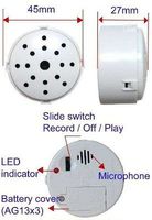 Message Recorder 30 Second Recordable Sound Module for Stuffed Animal Inserts and Craft Projects
